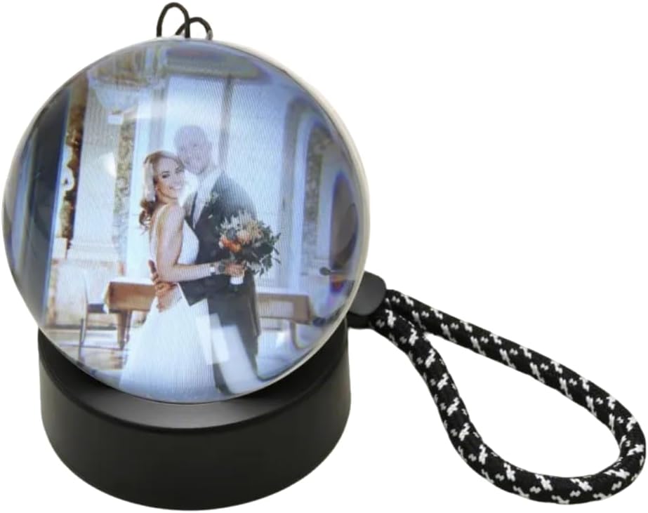 Personalized Memory Orb Ball - Video Player Playable Video, Memory Orb for Lovers, Custom Photo Keepsake