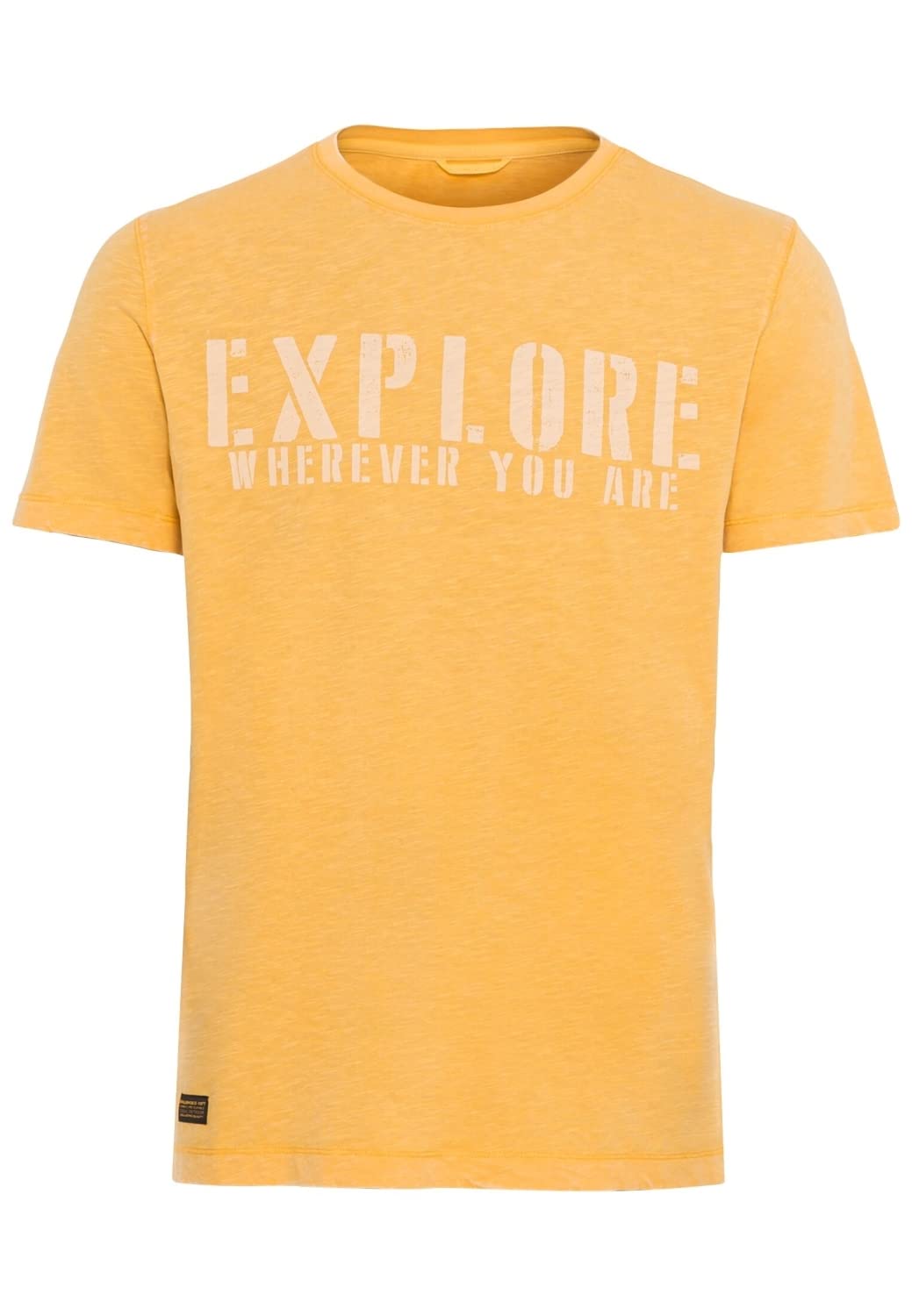 camel active Herren 409745/7T27 T-Shirt, Sunflower Yellow, 6XL