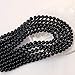 QINJIEJIE 100PCS Black Obsidian Beads 8mm Natural Stones Beads Round Loose Gemstones Crystals Bead for DIY Bracelet Beading Jewelry Making Necklace Earrings 0.32