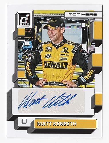 Matt Kenseth 2023 Donruss Racing MONIKERS AUTOGRAPH Signed NASCAR Collectible Insert Trading Card