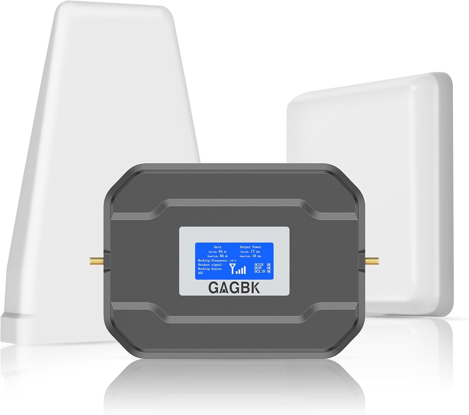 2025 Cell Phone Signal Booster for Verizon AT&T T Mobile Sprint Metro Pcs 5G 4G 3G Cell Phone Booster ATT Cell Signal Booster Verizon on Band 2/4/5/12/13/17/25/66 Up to 5500sqft for All U.S.Carriers