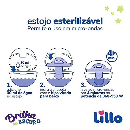 Lillo Kit De Chupeta 100% Silicone Calming... glide