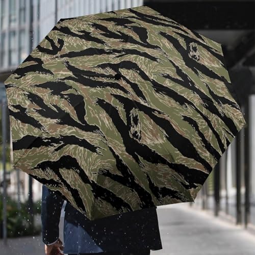 Parapluie de voyage compact tigre pour déplacements urbains - 6