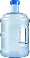 Vista 1 de BESPORTBLE Botella de agua embotellada de 5 litros, tapa de corona de plástico, contenedor de botella de agua reutilizable para acampar al aire