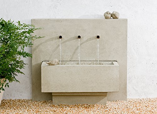 Campania International FT-125-GS X3 Fountain, Grey Stone Finish