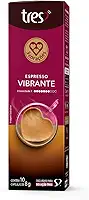 3 Corações Capsula Café Espresso Vibrante TRES - 10 unidades