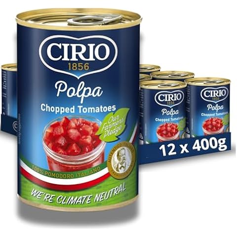 CIRIO Chopped Tomatoes, 100% Italian, 400g Cover