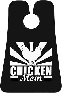 Chicken Mom Men's Beard Bib Apron Waterproof Smooth Surface Beard Apron Durable Foldable Beard Hair Men's Gift