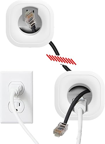 Kit de gestión de cables en la pared - Oculta los cables de TV al montar un televisor - Incluye administración de cables de alimentación y bajo