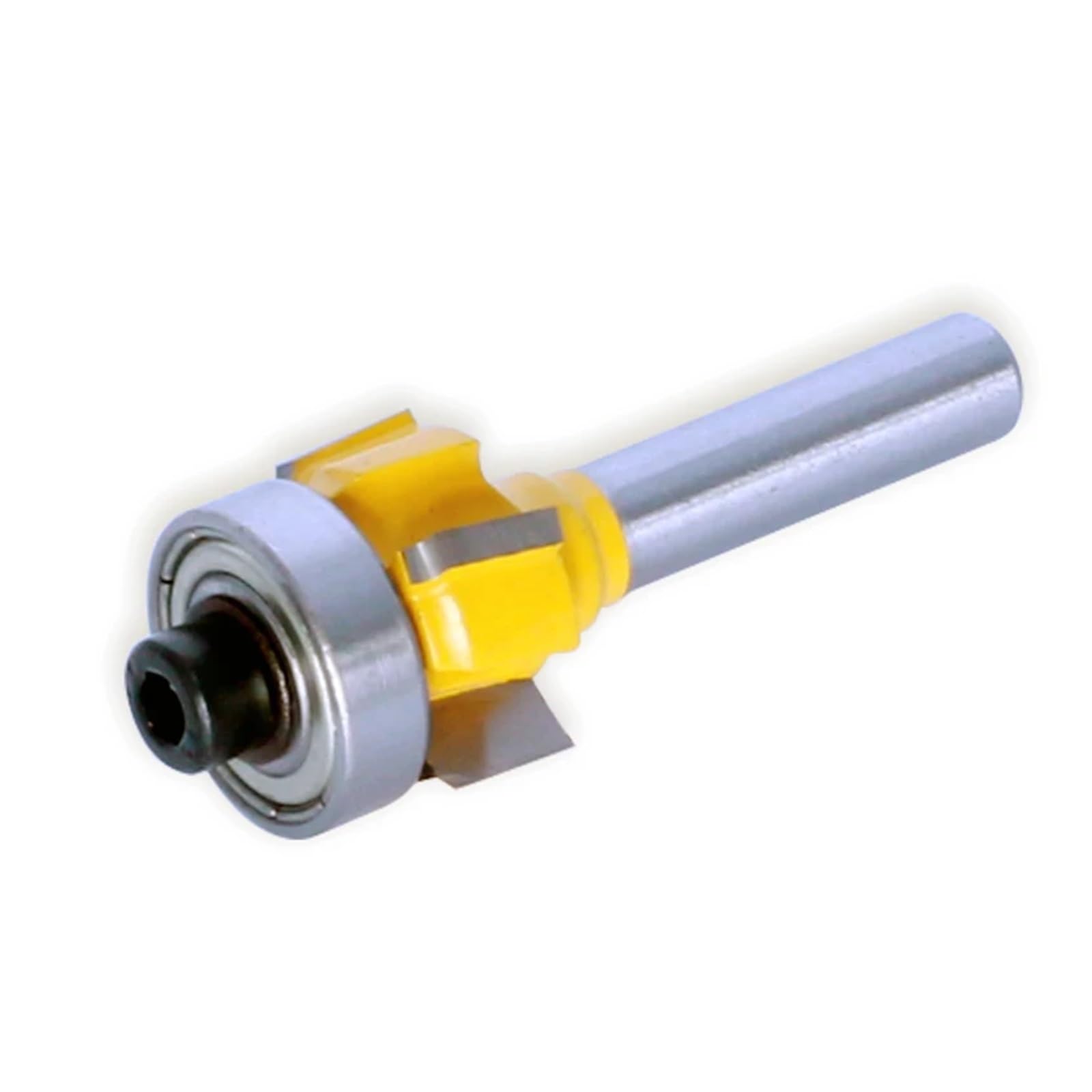 1PC 8mm Gambo Lavorazione del Legno Fresa R1mm R1.5mm R2mm Taglio Bordo Trimmer 4 Denti Router di Bit(8mm3pc)