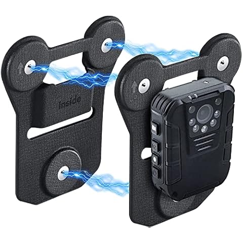 Recall Body Camera Magnetic Mount, Universal Strong Suction Magnet Mount Holder, Stick to Clothes for All Brand Body Cams with Wearable Clips Cover