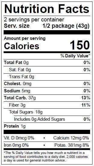 Melissa's Organic Dried Mango Slices, 3 packages (3 oz) image 2
