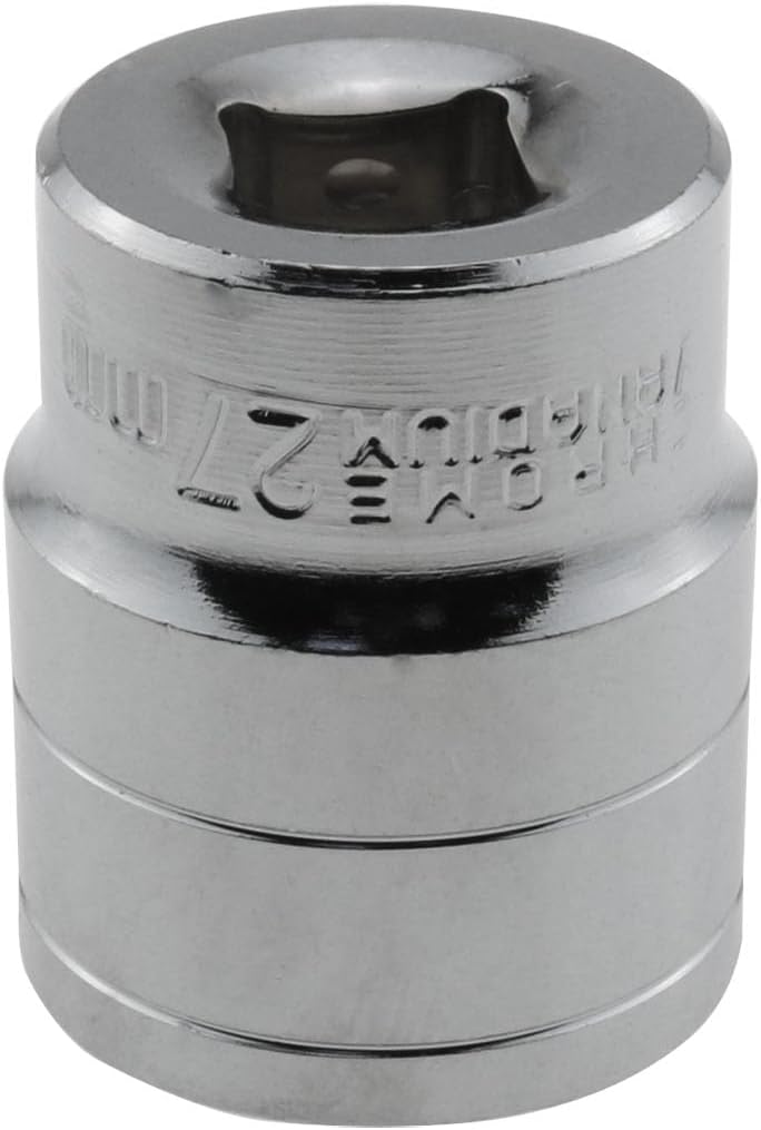 1-1/16 Inch 6 Point Water Heater Element Socket Wrench 27mm Anode Rod Sleeve Hexagon Socket Design with 1/2 Inch Drive for Replacing Magnesium Rod on RV Camper Travel or Trailers