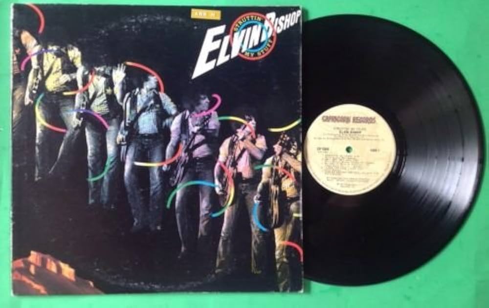 Elvin Bishop Shoutin' My Stuff レコード ELVIN BISHOP Struttin' My Stuff LP Vinyl & Cover VG+ 1975 CP