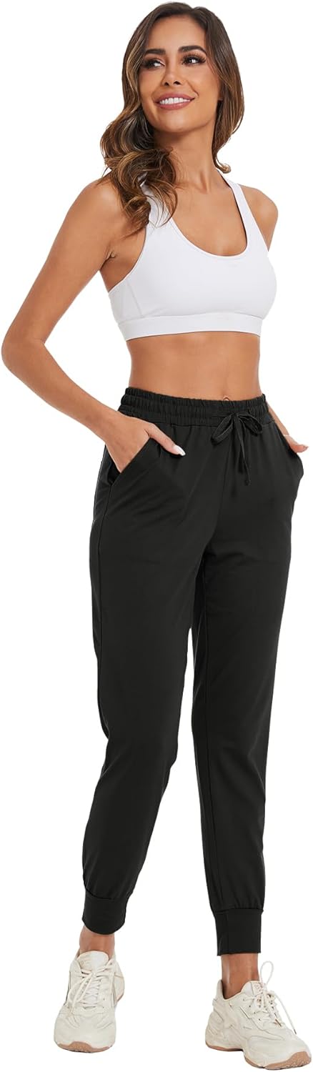 BATHRINS Women Tapered Joggers with Pockets – Casual Yoga High Waist Sweatpants - Image 5