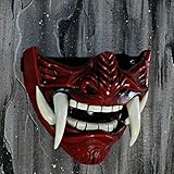 Samurai Oni Mask for Paintball Airsoft Gun Halloween Costume Ninja Cosplay Bushido Armor Sword Motorcycle Helmet D500