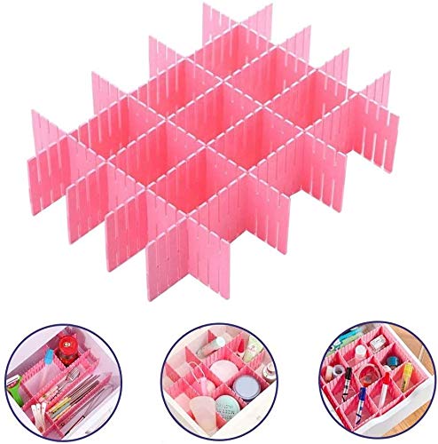 Onerbuy 8pcs Regolabile griglia cassetto divisori