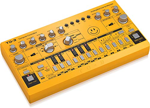 Behringer Td-3-Am Analog Bass Line Synthesizer With Vco, Vcf, 16-Step Sequencer, Distortion Effects And 16-Voice Poly Chain #TOP5