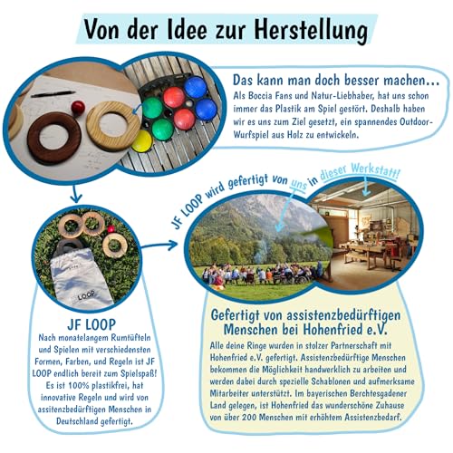 Boule JF Loop – Handgefertigtes Wurfspiel aus Deutschland