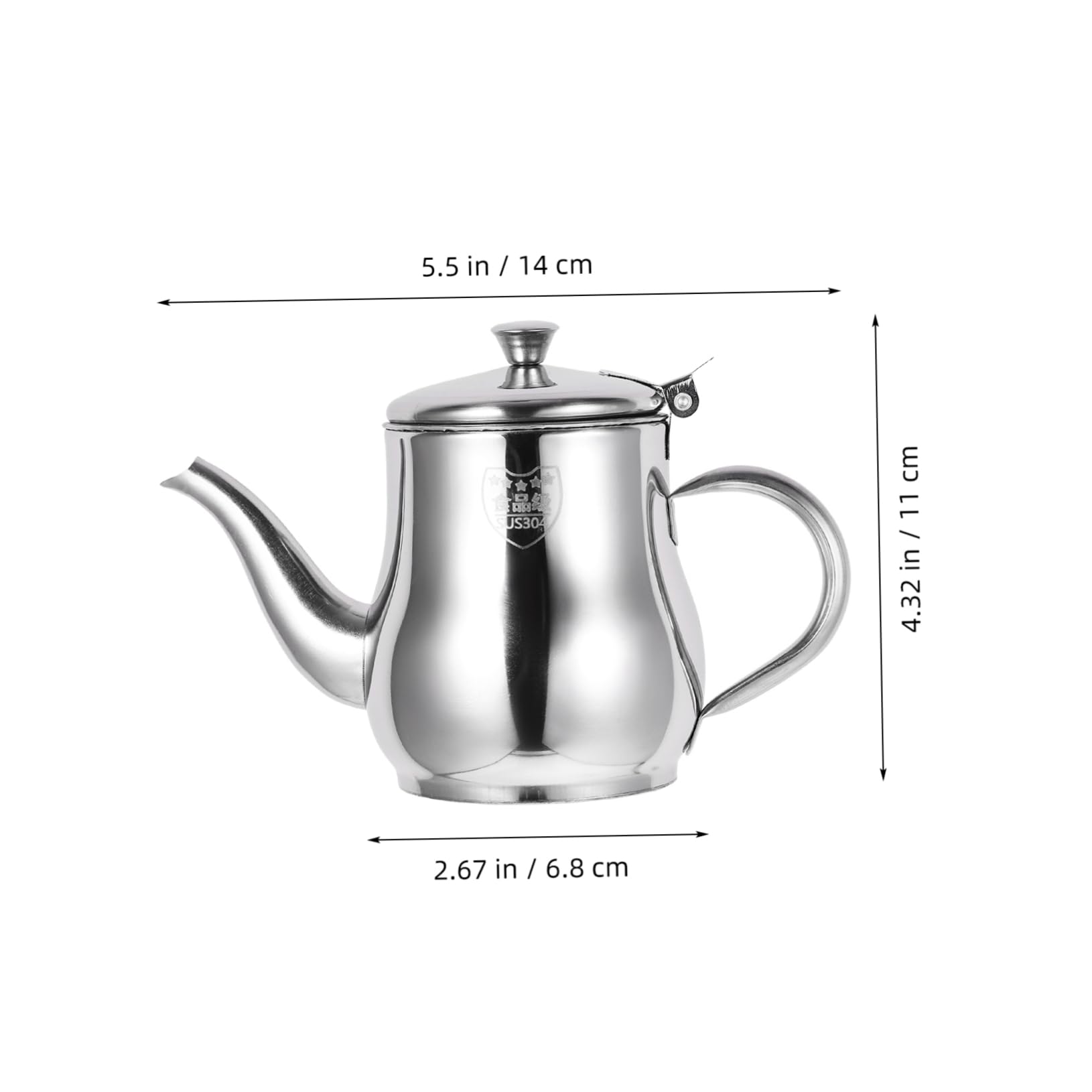 Filtro de Aceite de Cocina de Acero Inoxidable 13oz Plata | Separador de Grasa para Sopa, Filtración en Cocina, Reciclaje de Aceite y Limpieza Sencilla