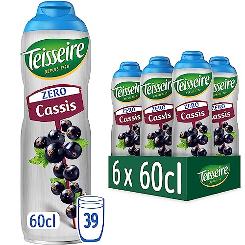 Sirop de Cassis Teisseire Zéro Sucre : l'alternative saine pour aromatiser cocktails et eaux