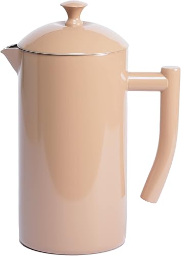 Frieling Cafetera de prensa francesa de acero inoxidable de doble pared, arenisca, 34 onzas líquidas disponible en Yaxa Colombia