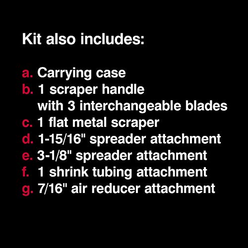 Master Appliance Ec-200K Variable Temperature Heat Gun Kit, Heat Gun For Wire Connectors, Heat Gun Kit For Paint Stripping, 120V, 10 Amps, 1200W - Usa Company #TOP7