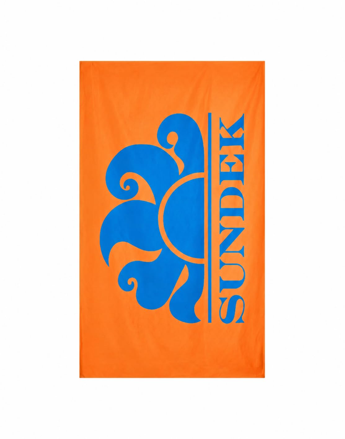 Sundek Unisex Orange Microfibre Beach Towel With Logo U