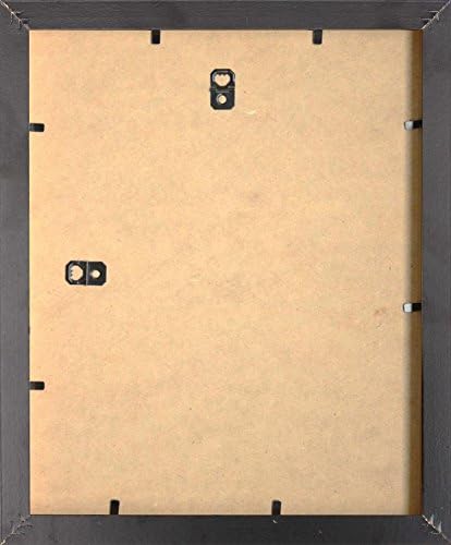 Allington Range 40x40-cm Black Picture Photo Frame with White 4-Aperture Mount for Image Size 7x5-inch (Landscape)