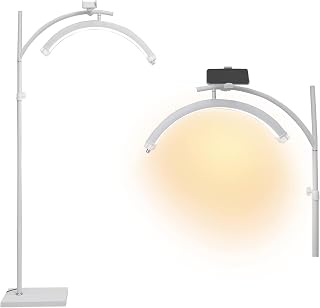 Reliefto Lash Esthetician Light for Eyelash Extensions, LED Floor Lamp for Lash Extensions, Half Moon Ring Light Lamp for ... Price In India