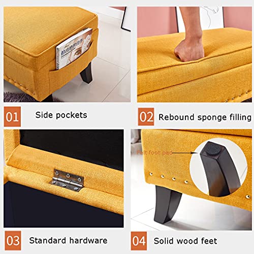 Siège avec boîte de rangement pliable pour optimiser les petits appartements - 7
