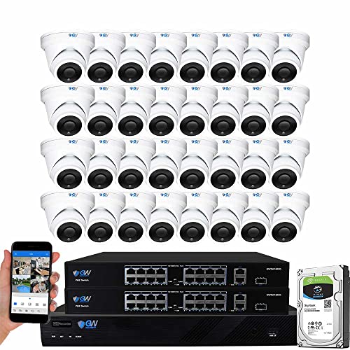 GW Security 32 Channel 4K NVR 8MP AI Human &