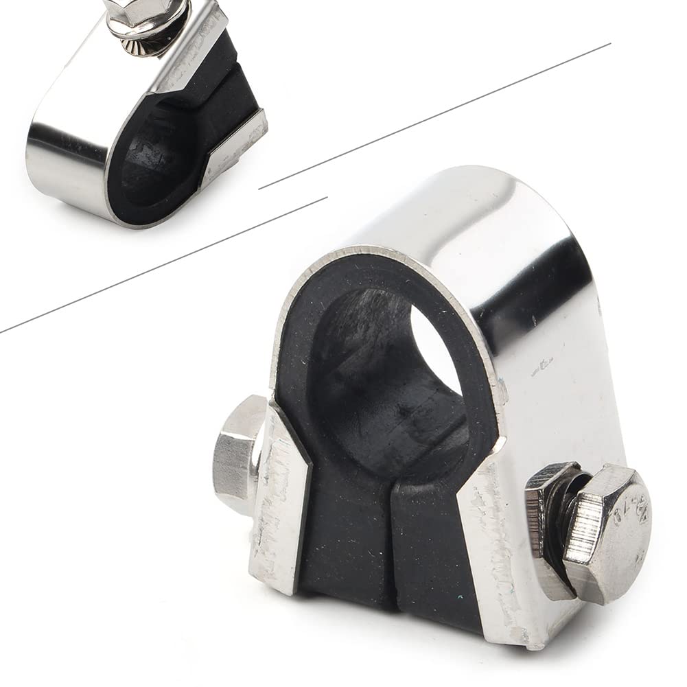 GZYF Motorcycle Universal Handlebar Mount Speedometer Gauge Instrument Adjustable Clamp Bracket for 7/8