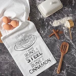 Primitives by Kathy Decorative Kitchen Towel - Buns of Cinnamon 28" x 28" Primitives by Kathy Decorative Kitchen Towel Buns of Cinnamon 28 x 28