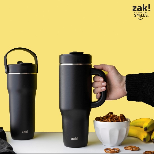 Amazon.com: Zak Designs Harmony 2-in-1 Coffee Tumbler for Travel