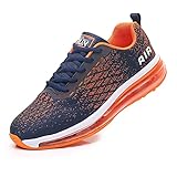  Azooken Zapatos Deportivos Hombres Mujeres Zapatillas de Deporte de Ocio Zapatillas de Colchón de Aire Fitness Deporte al Aire Libre Transpirable Ligero(8998-OG39)