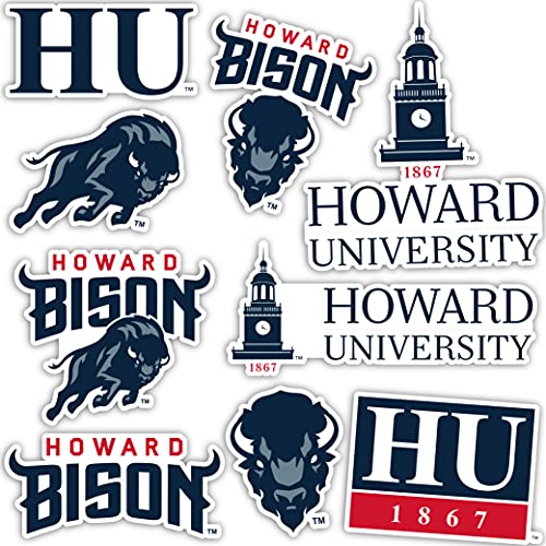 Desert Cactus Howard University Sticker Bison HU Sticker Vinyl Decals Laptop Water Bottle Car Scrapbook Sheet T2 (Type 2)