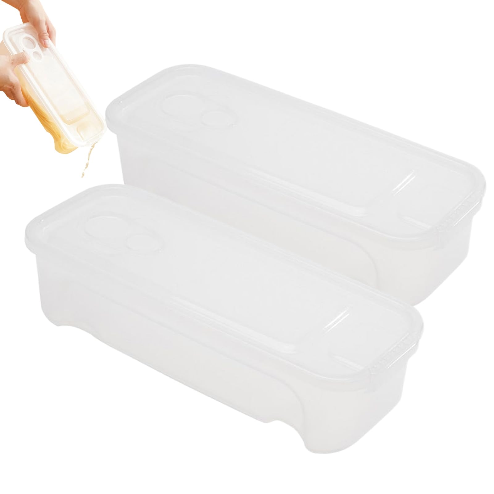 Microwave Pasta Maker, Portion Control Food Containers | Microwave Spaghetti Cooker with Strainer | for Easy Cooking Storage Fruit Vegetable Noodle Home Kitchen Office Dorm Fridge