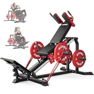 L5 Leg Press Hack Squat Machine, 30-Degree Leg Press Machine for Home Gym, Compact Hack Squat Machine with Removable Shoulder Pad, Lower Body Workout Equipment