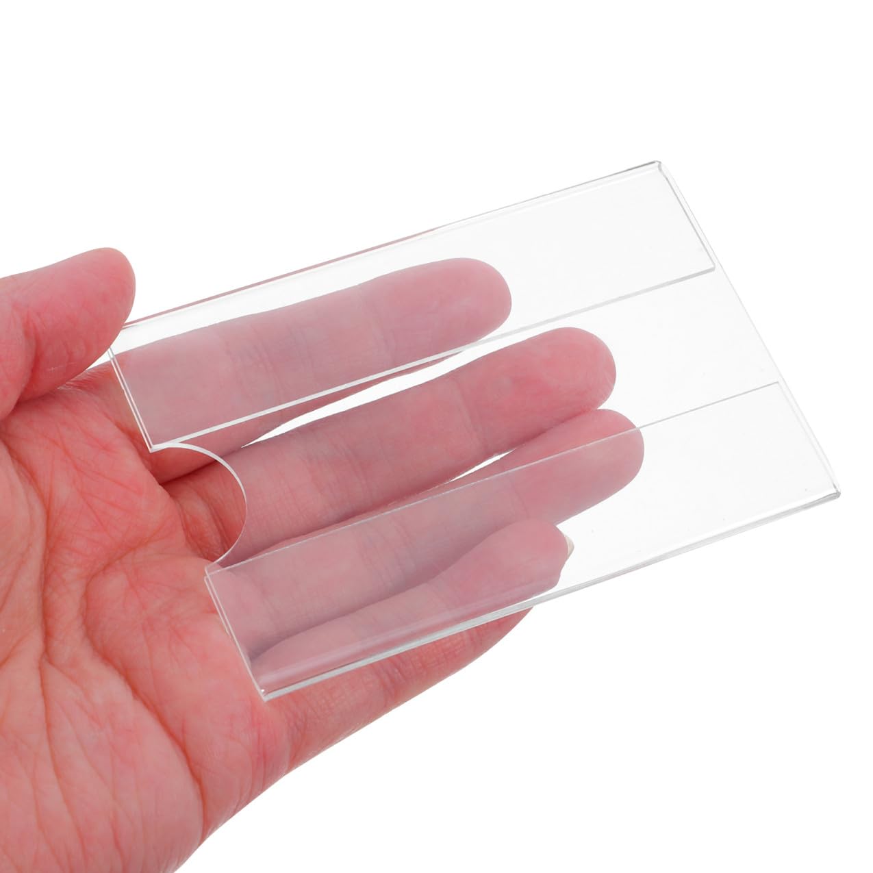 Veemoon 30er Set Transparente Preisschild-Halter Aus Hochwertigem Acryl - Ideal Für Drahtregale Und Warenregale Perfekte Etikettenlösung Für Einzelhandel Und Bibliotheken