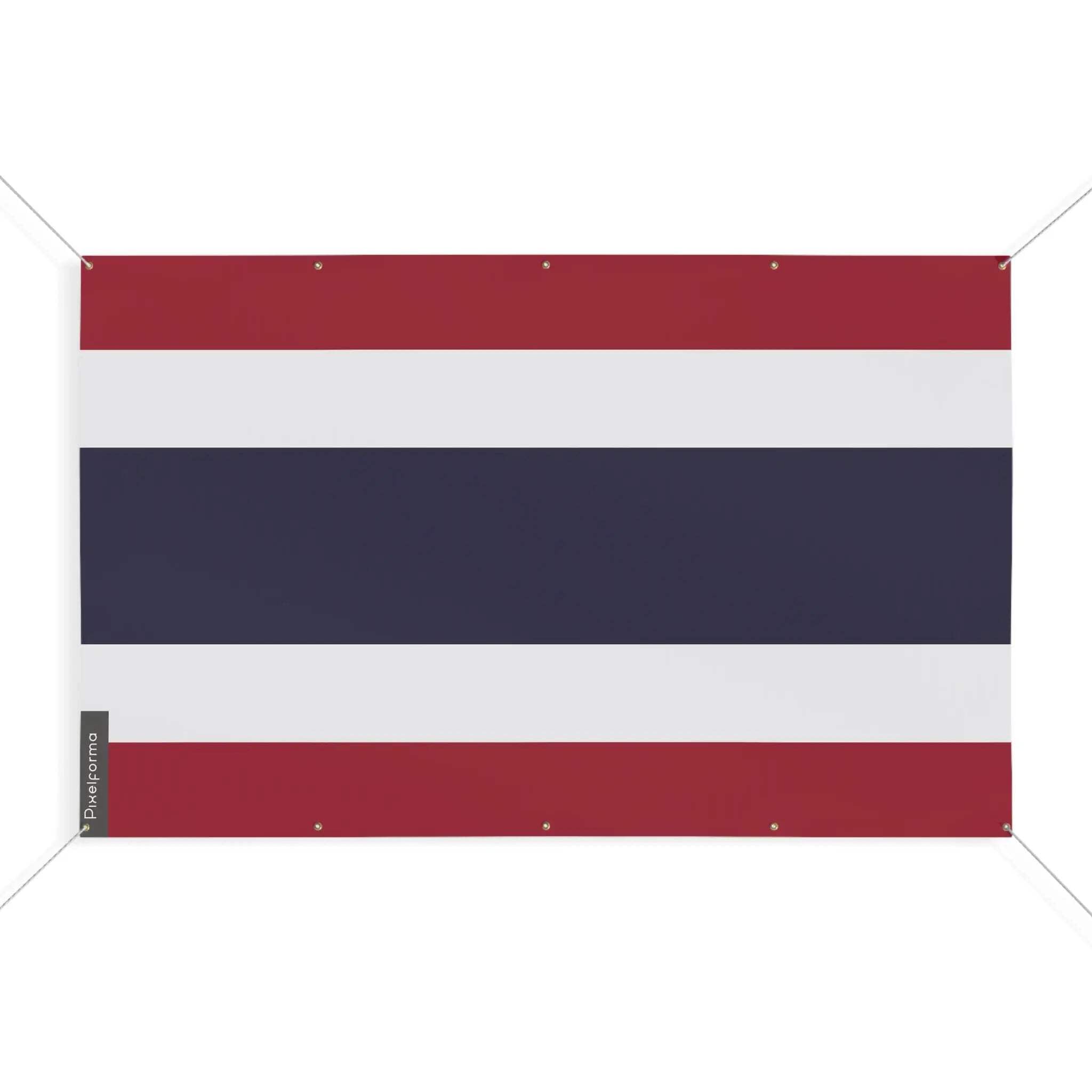 Drapeau Thaïlande 80 x 120 cm équipé de 10 oeillets renforcés taille S