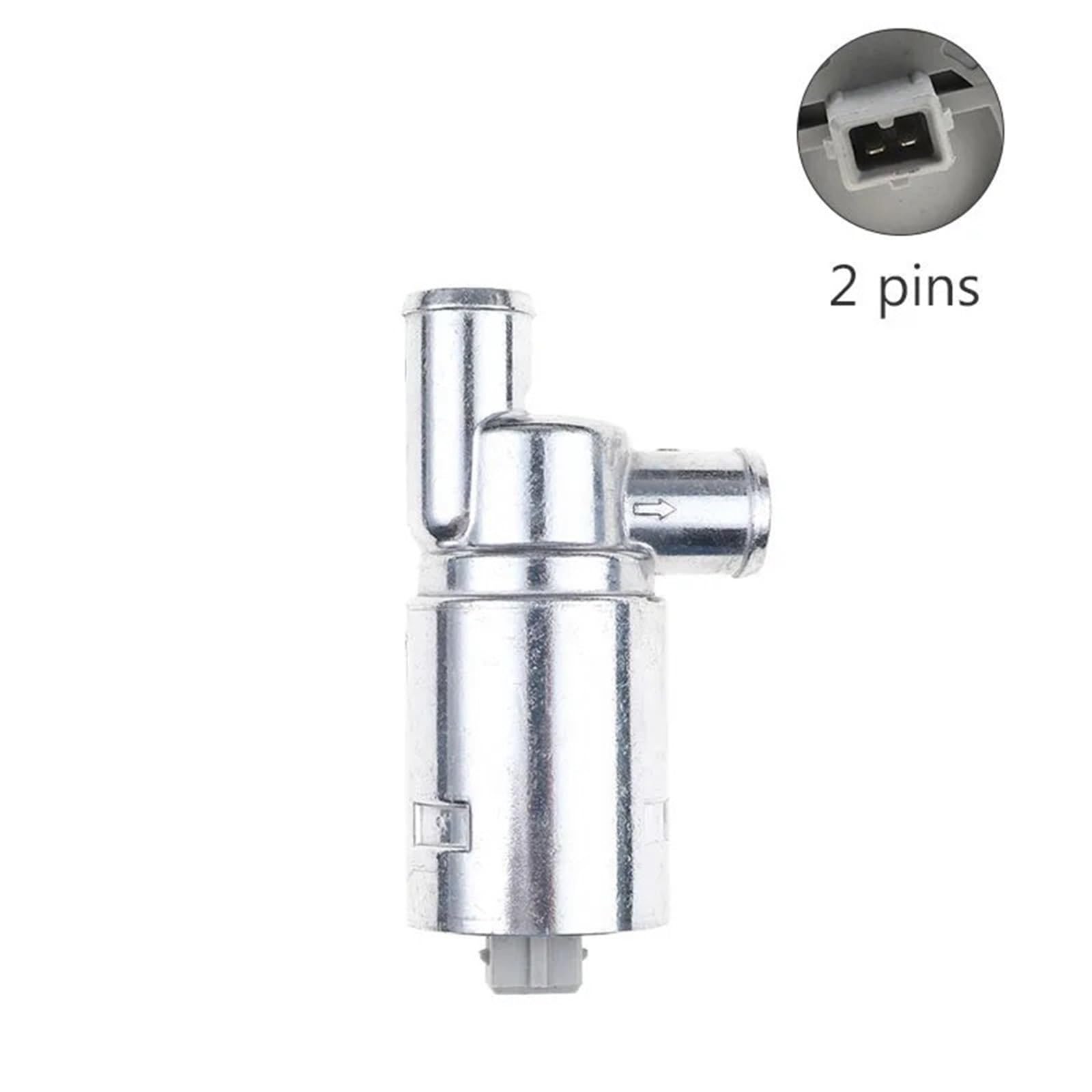 2-pinowy zawór sterujący biegiem jałowym, pasuje do Alfy, pasuje do Peugeota, pasuje do Renault, pasuje do Volvo 4503363 0280140516 ‌Zawór IAC‌ ‌Sterownik biegu jałowego‌