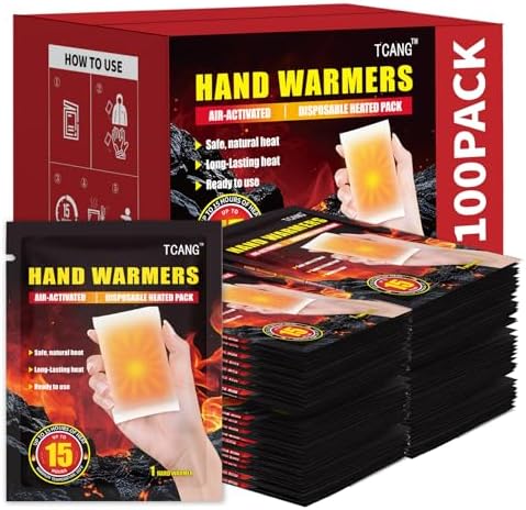 Hand Warmers Disposable - Up to 15 Hours of Heat - 10/50/100/200 ...