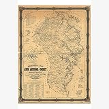 Martenet's Map of of Anne Arundel County - Annapolis, Maryland - Antique Map, 1860 - 16 x 24 inches