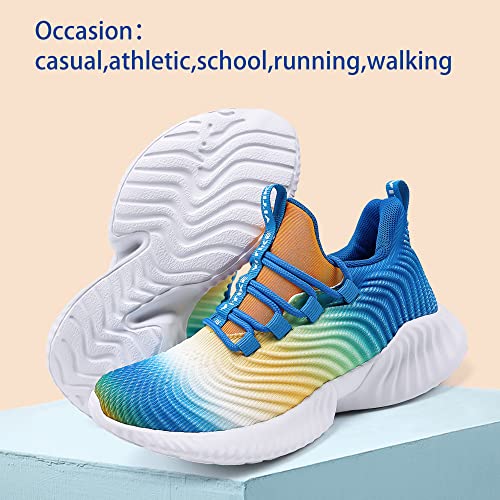 Image of VITUOFLY Boys Girls Sneakers Kids Mesh Lightweight Running Tennis Shoes