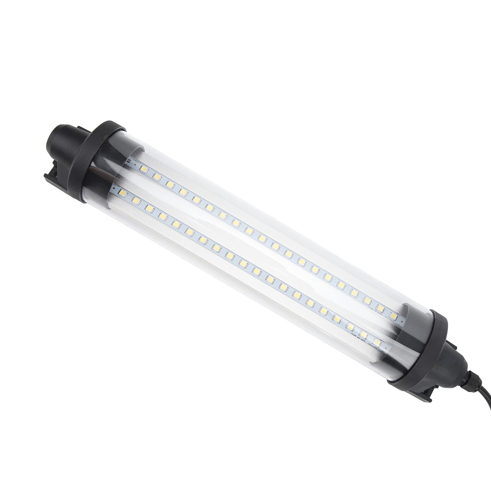 Garosa Luce da Lavoro LED a Macchina 2400lm 6000K IP67 Impermeabile a Prova di Polvere con Manopola Regolabile 360° e Batteria di Emergenza per Officina CNC Garage