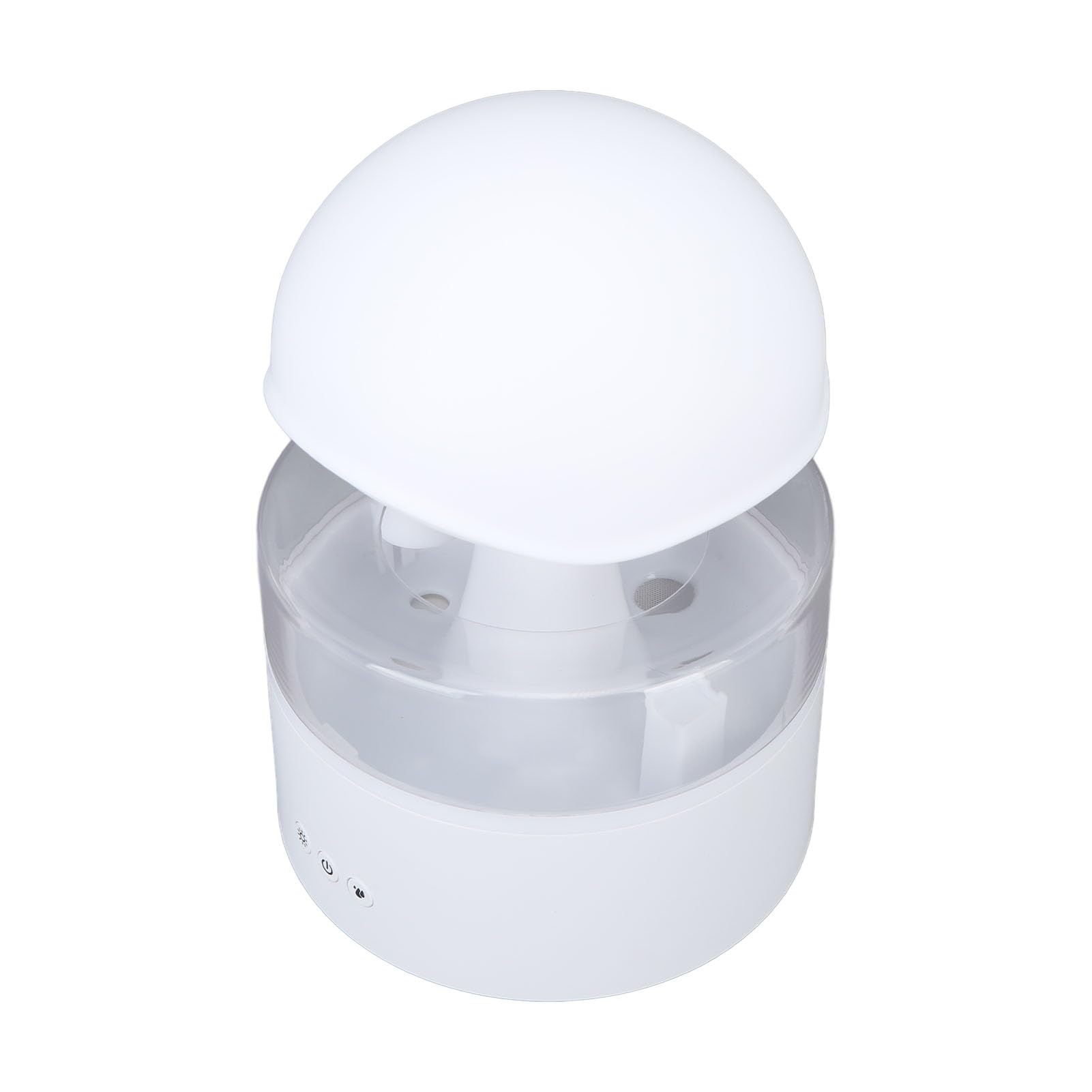 Umidificatore e diffusore di aromi con nuvola di pioggia da 500 ml - Nebbia fredda ultrasonica silenziosa, luce LED a 7 colori, design a fungo atomico, spegnimento automatico per