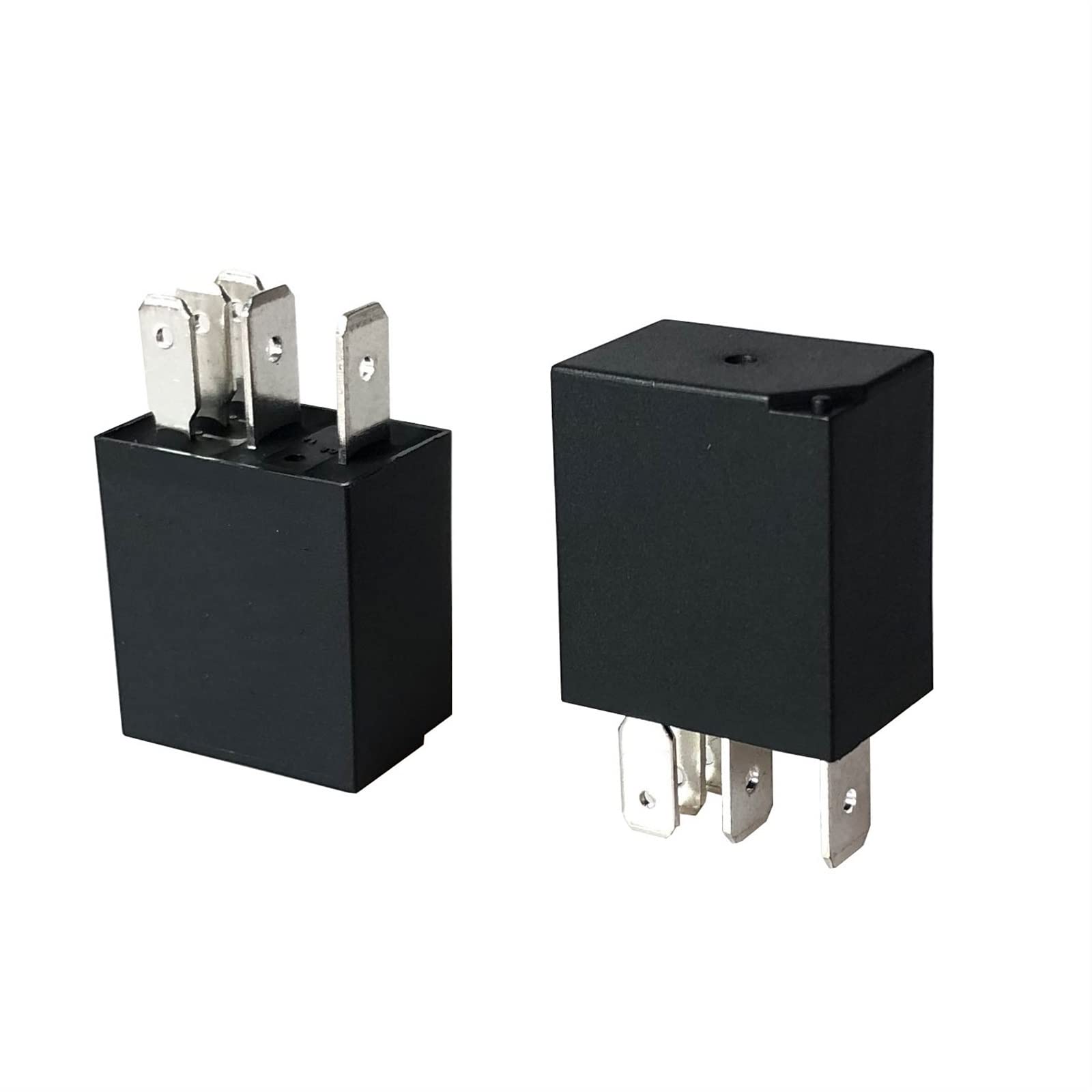 Przekaźnik samochodowy fioletowy przekaźnik samochodowy EFI 12V/24V 30A 4/5 stóp pompa oleju wodoodporna przeciwmgielna (12V 4 stopy)