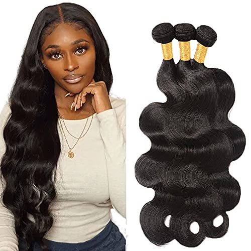 12 14 16 Inch Body Wave Bundles Human Hair 3...