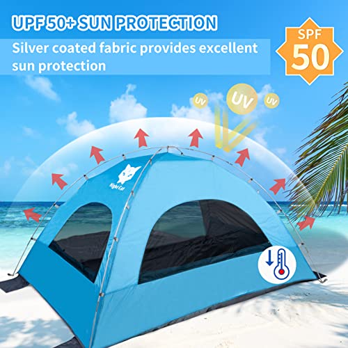 Night Cat CA-ZP-12-BLU Beach Tent Portable Camping Sun Shade Shelter thumb #2